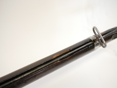 Lot 75 - US Trapdoor Springfield 50-70 rifle and bayonet.