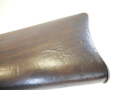 Lot 75 - US Trapdoor Springfield 50-70 rifle and bayonet.