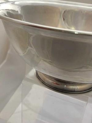 Lot 30 - A Queen Anne Britannia silver shaving bowl