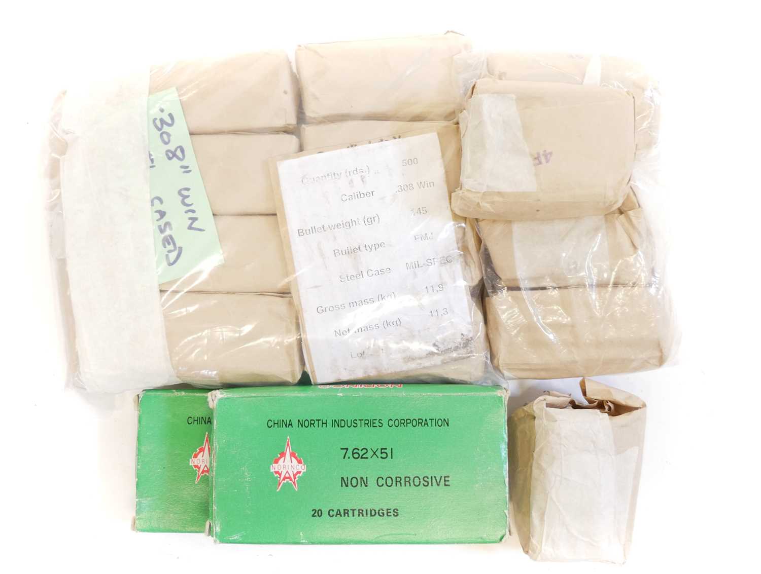 Lot 384 - .308 Winchester ammunition LICENCE REQUIRED