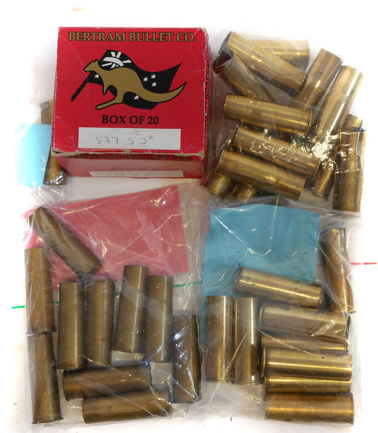Lot 569 - .577 Snider cases LICENCE REQUIRED
