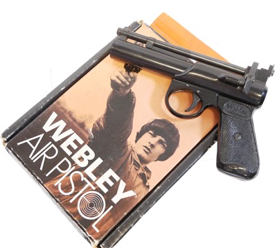 Lot 113 - Boxed Webley Junior .177 air pistol