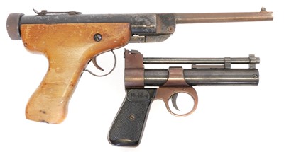 Lot 114 - Webley Junior .177 air pistol and a Slavia ZVP .177 air pistol.