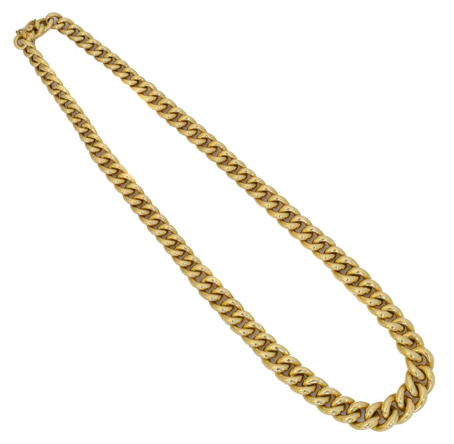 Lot 78 - An 18ct gold chain necklace