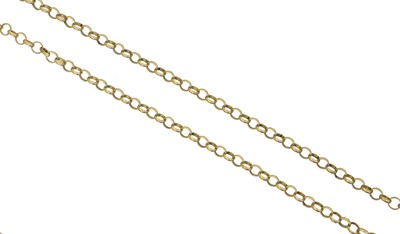 Lot 45 - A 9ct gold chain necklace
