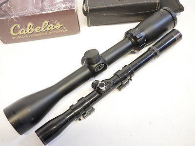 Lot 521 - Rifle telescopes and sighting in aids