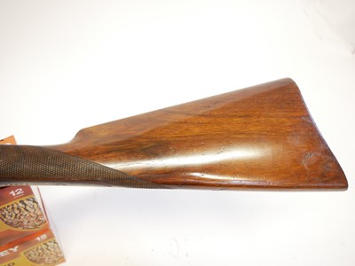 Lot 465 - BSA 12 bore side by side shotgun with ammunition LICENCE REQUIRED