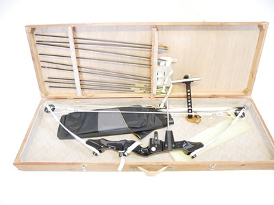Lot 283 - Prowler compound bow with arrows and case