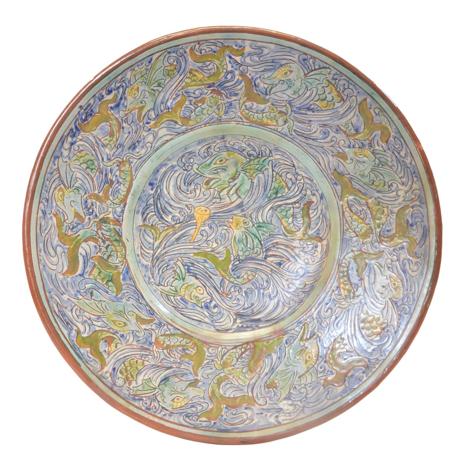 Lot 17 - Della Robbia charger by GHS