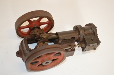 Lot 81 - Two early 20th century Stuart model steam engines