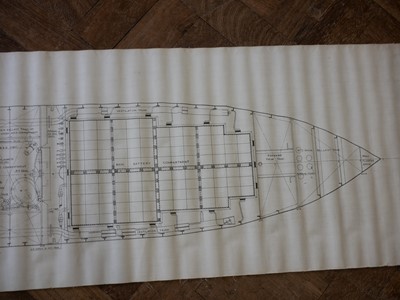 Lot 291 - Photos, plans, and documents relating to British X-Craft midget submarines. Vickers Armstrong, Barrow-in-Furness