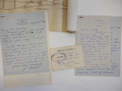 Lot 291 - Photos, plans, and documents relating to British X-Craft midget submarines. Vickers Armstrong, Barrow-in-Furness