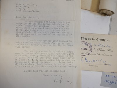 Lot 291 - Photos, plans, and documents relating to British X-Craft midget submarines. Vickers Armstrong, Barrow-in-Furness