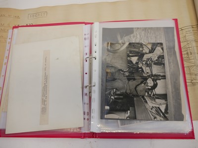 Lot 291 - Photos, plans, and documents relating to British X-Craft midget submarines. Vickers Armstrong, Barrow-in-Furness