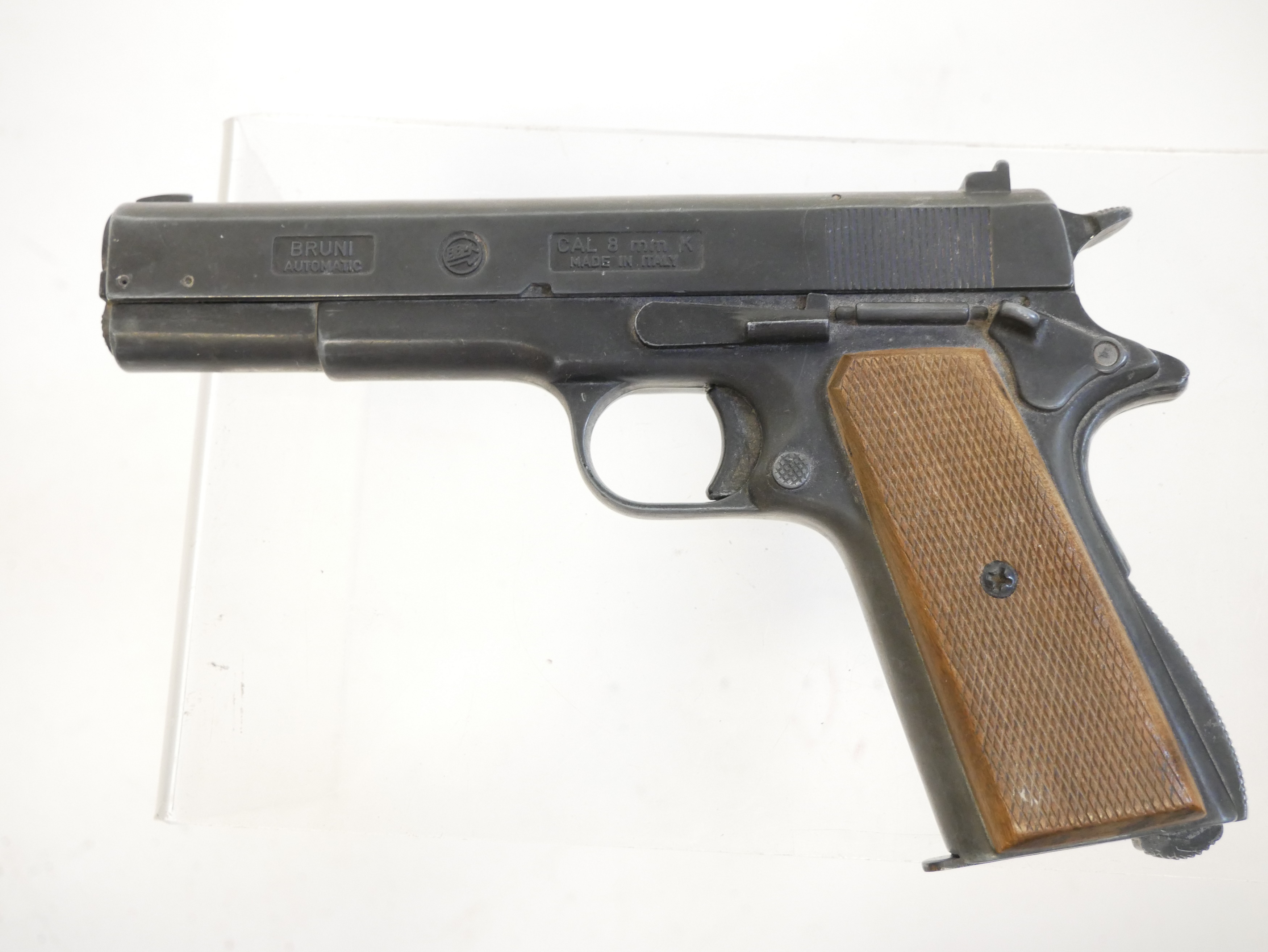 Lot 106 Bruni 8mm blank firing copy of a Colt 1911