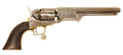 Lot 33 - Belgian 'Colt Brevete' percussion revolver