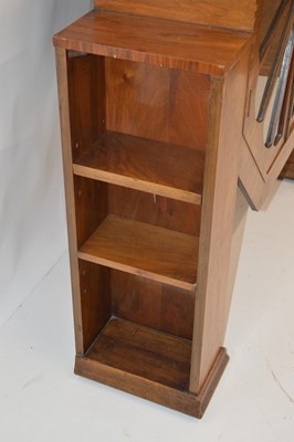 Lot 63 - Art Deco Walnut Display Cabinet