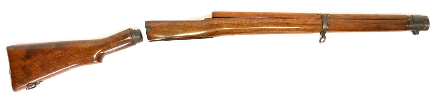 Lot 502 - Set of woodwork for a Lee Enfield No.4 bolt