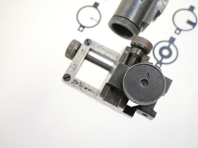 Lot 503 - Parker Hale PH4 aperture rear sight and tunnel front sight with elements