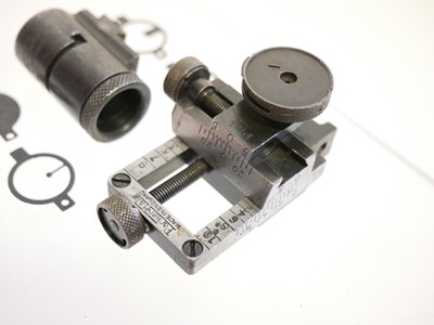 Lot 503 - Parker Hale PH4 aperture rear sight and tunnel front sight with elements