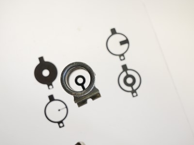 Lot 503 - Parker Hale PH4 aperture rear sight and tunnel front sight with elements
