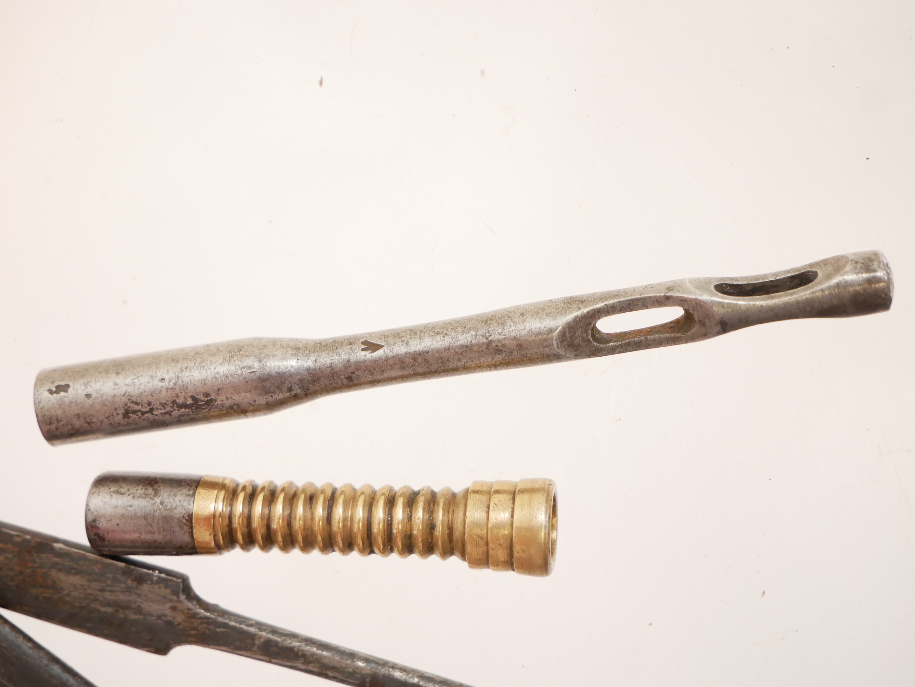 Lot 478 Martini Henry combination tool, oil bottle,