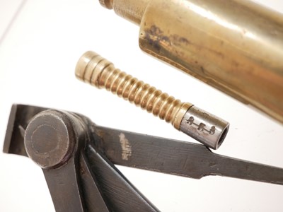 Lot 479 - Martini Henry combination tool, oil bottle, and a jag.