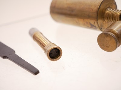 Lot 479 - Martini Henry combination tool, oil bottle, and a jag.