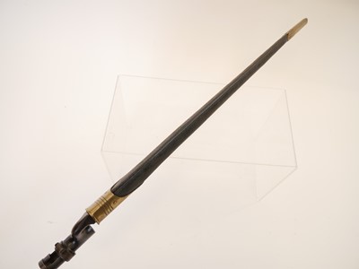 Lot 211 - British Martini Henry Pattern 1876 socket bayonet and scabbard