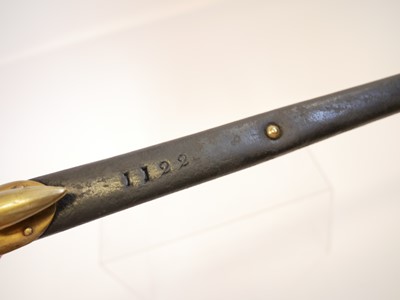 Lot 211 - British Martini Henry Pattern 1876 socket bayonet and scabbard