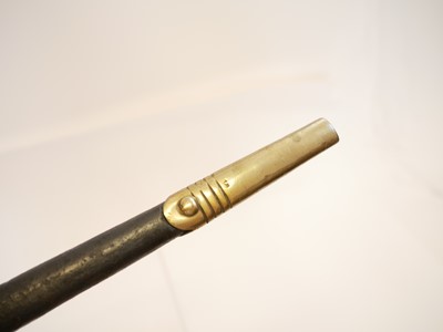 Lot 211 - British Martini Henry Pattern 1876 socket bayonet and scabbard