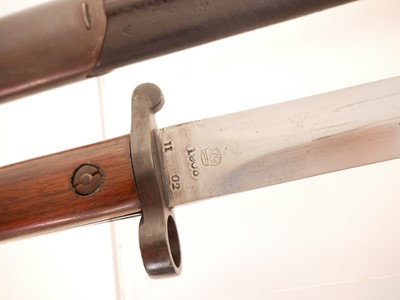 Lot 216 - Lee Enfield 1903 pattern bayonet with scabbard
