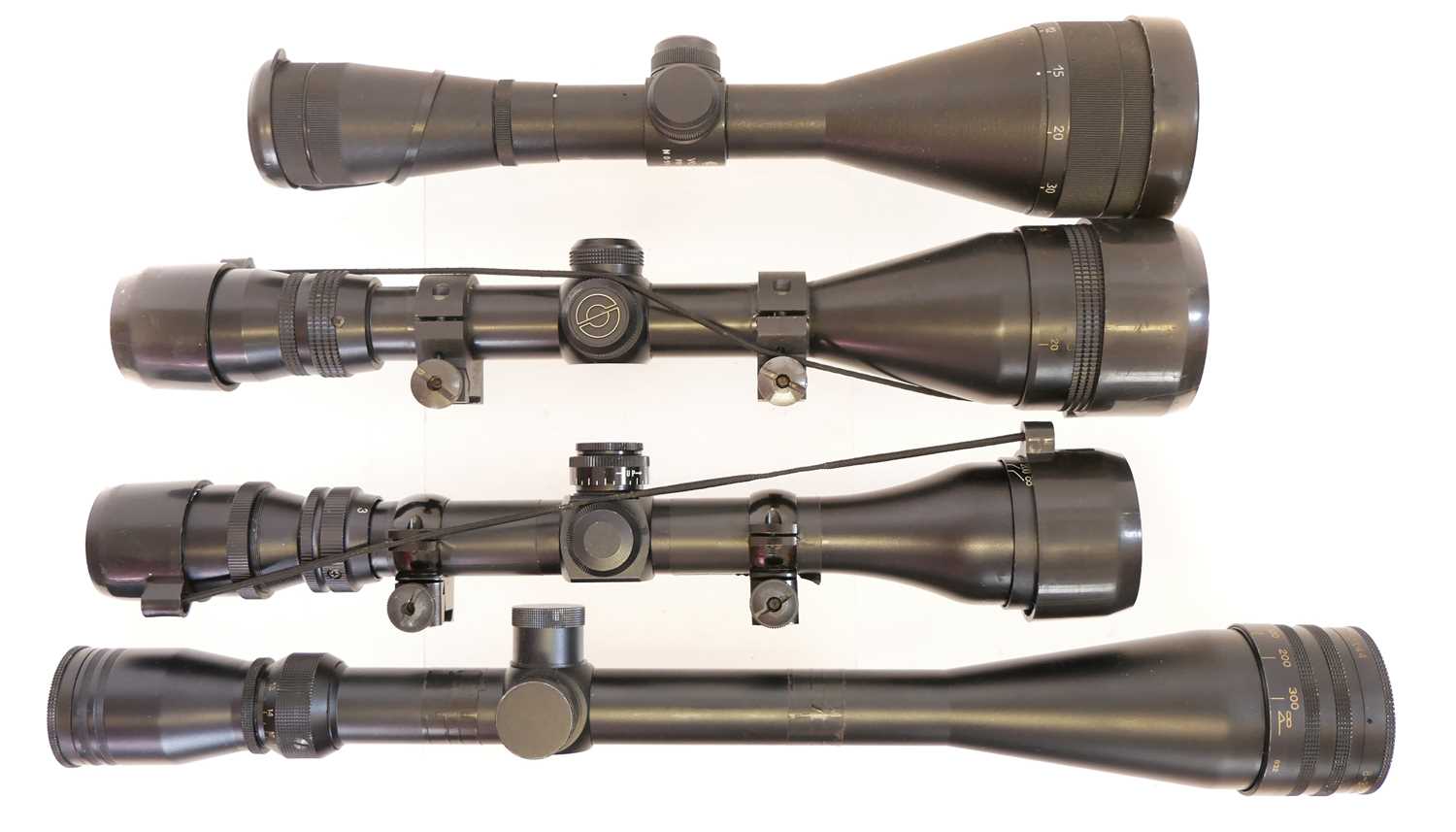 Lot 518 - Four rifle telescopes