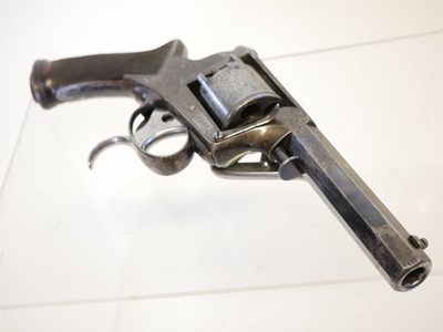 Lot 2 - Cased Samuel Nock percussion Tranter double trigger revolver