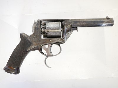 Lot 2 - Cased Samuel Nock percussion Tranter double trigger revolver