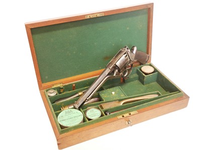 Lot 30 - Cased 54 bore percussion revolver