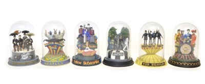 Lot 80 - Six limited edition Franklin Mint 'The Beatles' figure groups