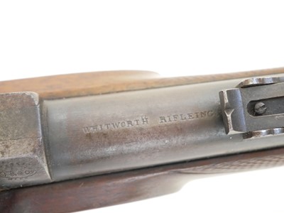 Lot 62 - John Reeves and Co. Monkey Tail percussion capping breech loading short rifle
