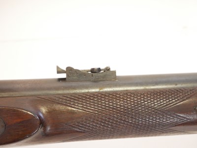 Lot 62 - John Reeves and Co. Monkey Tail percussion capping breech loading short rifle