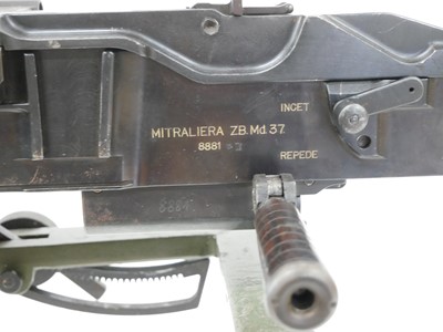 Lot 63 - Deactivated Czech ZB-37 7.92 calibre medium...
