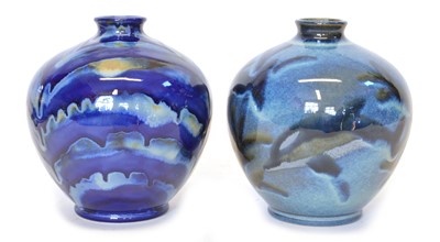 Lot 36 - Two Cobridge Stoneware vases