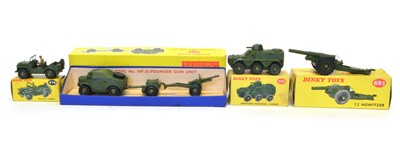 Lot 88 - Dinky Toys military vehicles