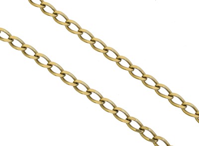 Lot 50 - A 9ct gold chain necklace