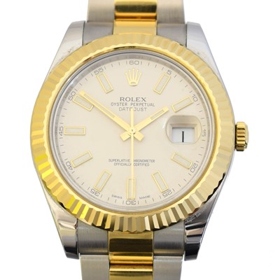 Lot 226 - A steel and gold Rolex Oyster Perpetual Datejust II wristwatch
