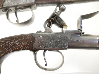 Lot 1 - Pair of Flintlock pistols by Stanton