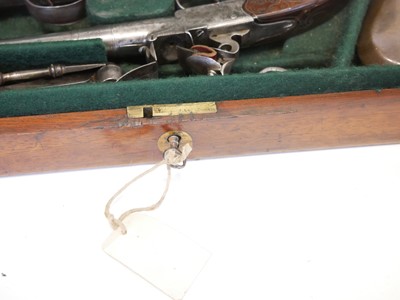 Lot 1 - Pair of Flintlock pistols by Stanton