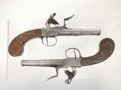 Lot 1 - Pair of Flintlock pistols by Stanton