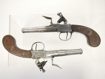 Lot 1 - Pair of Flintlock pistols by Stanton