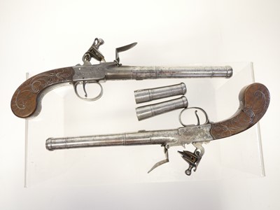 Lot 1 - Pair of Flintlock pistols by Stanton