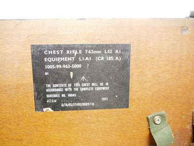 Lot 216 - BSA Lee Enfield L42 7.62 bolt action rifle, 28...